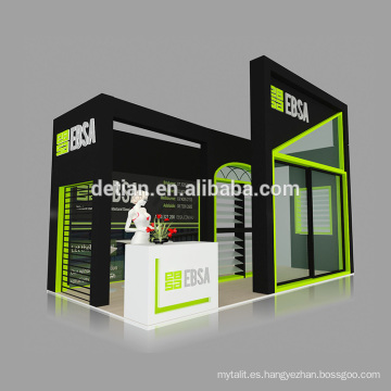 Detian Offer Trades Equipo relacionado Aluminum Fair Stand Exhibition Booth Design